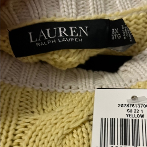 Yellow Cable Knit Sweater - Picture 6 of 7